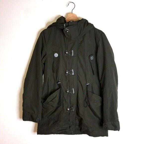 Jackets & Blazers - Sly military spirit of freedom parkas zip and buckle up jacket size medium